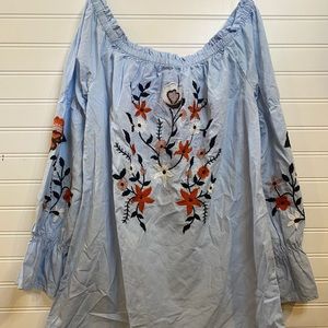 Off the shoulder floral dress